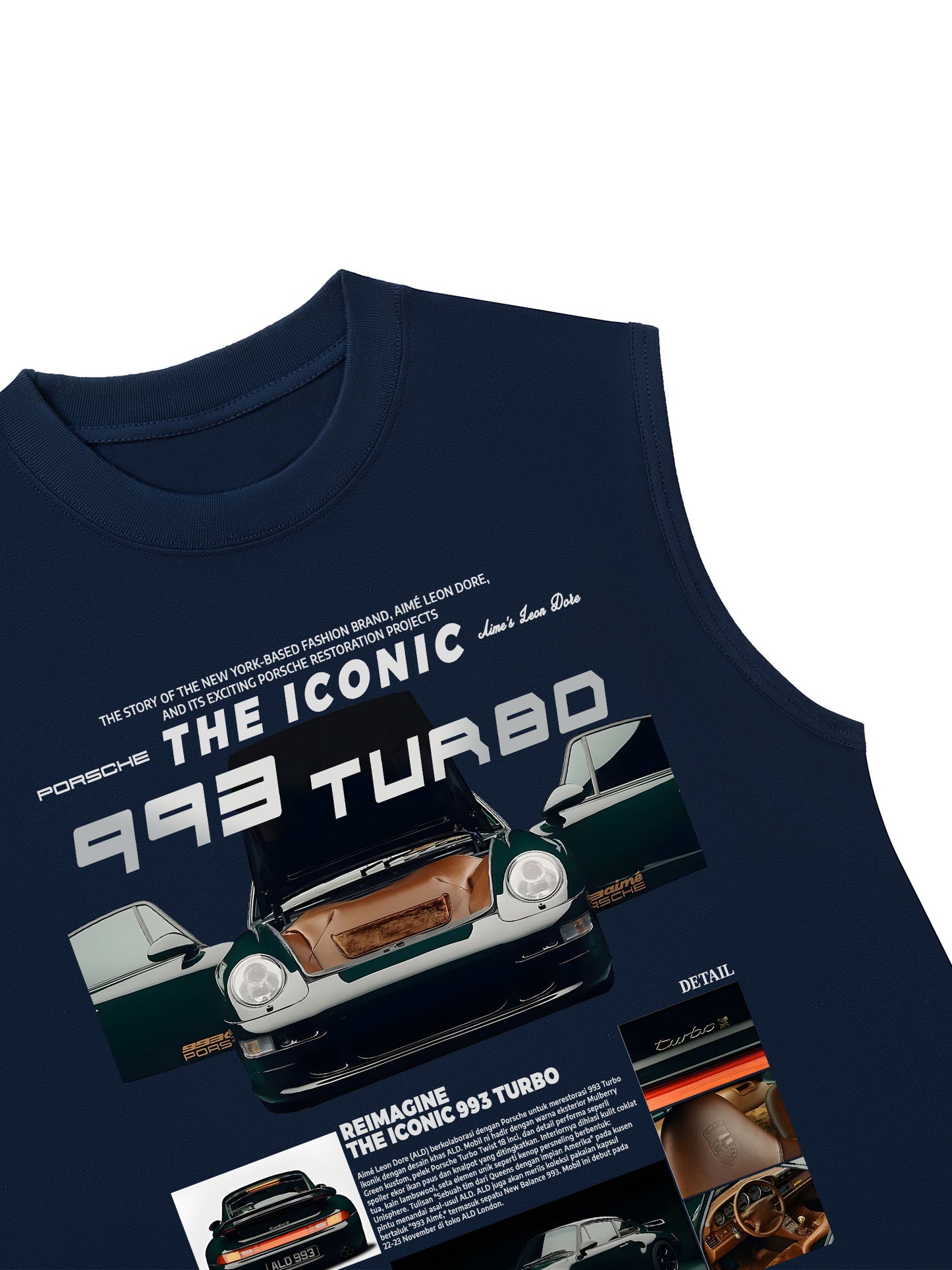 Áo Ba Lỗ Relaxed Fit CAR The Iconic 993 Turbo