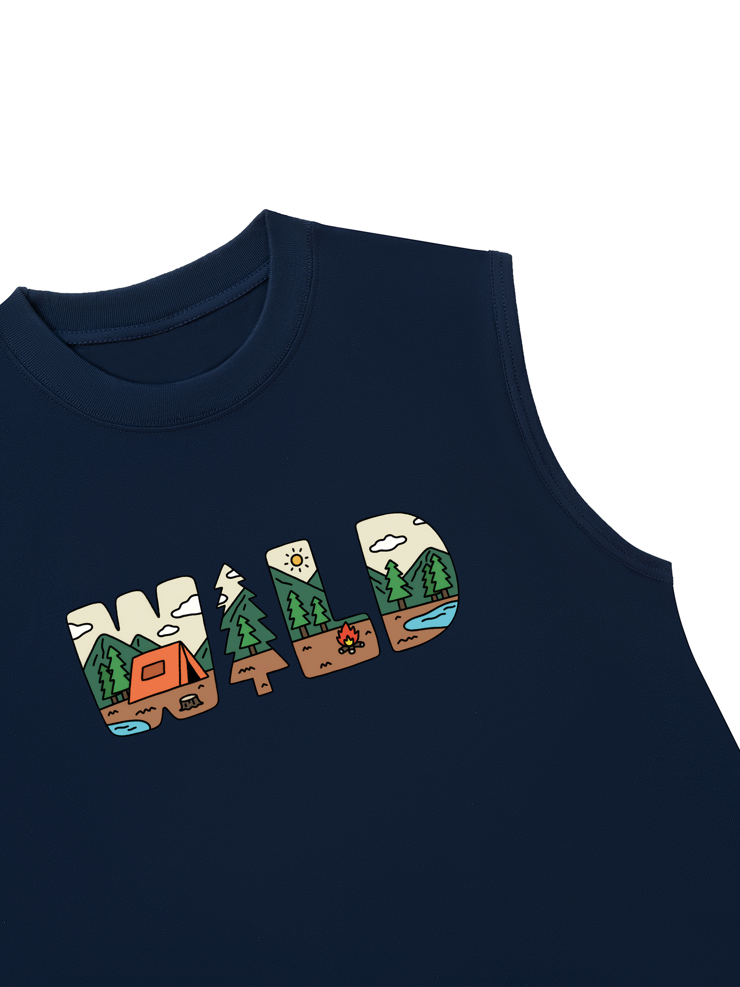 Áo Ba Lỗ Relaxed Fit WILD