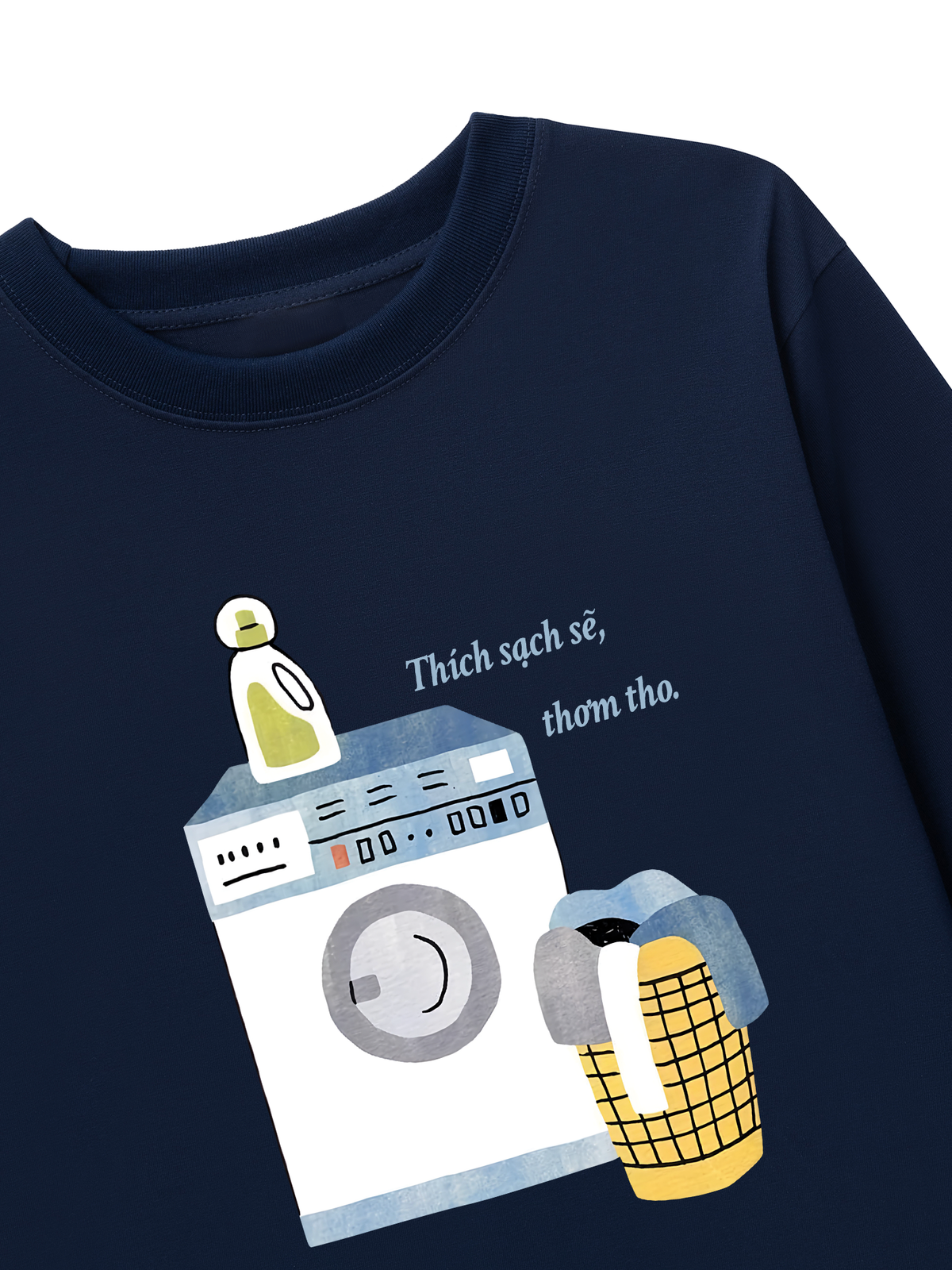Áo Thun Dài Tay Thích Sạch Sẽ Thơm Tho