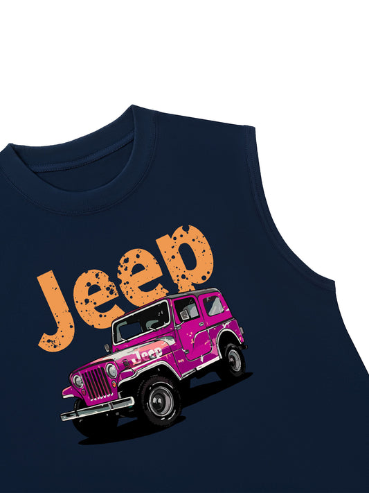 Áo Ba Lỗ Relaxed Fit JEEP CAR