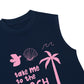 Áo Ba Lỗ Relaxed Fit Take Me To The Beach Pink