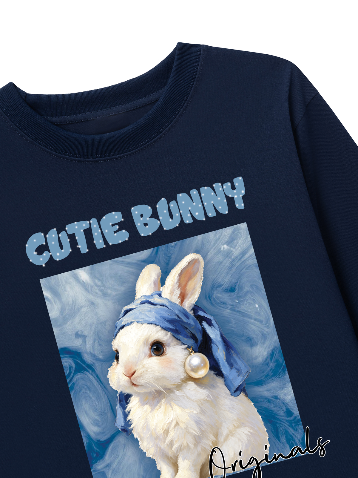Áo Thun Dài Tay Cutie Bunny Vangogh