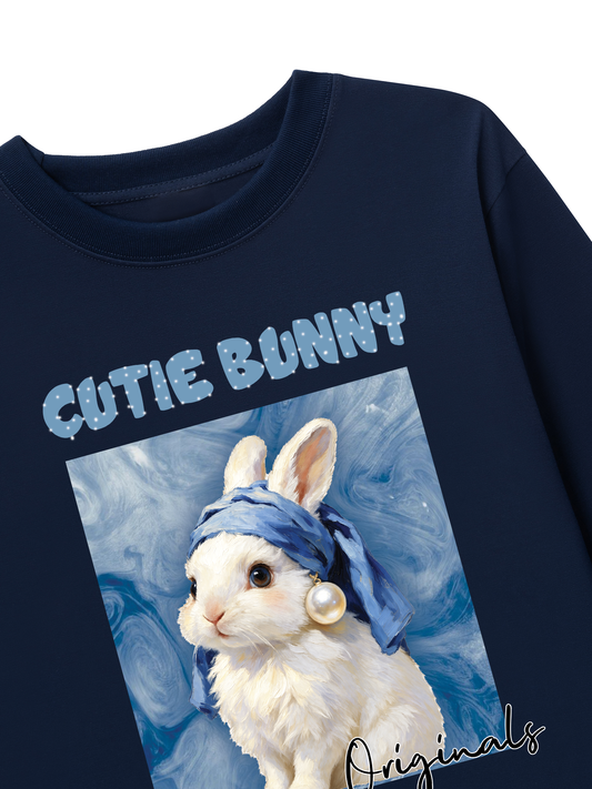 Áo Thun Dài Tay Cutie Bunny Vangogh