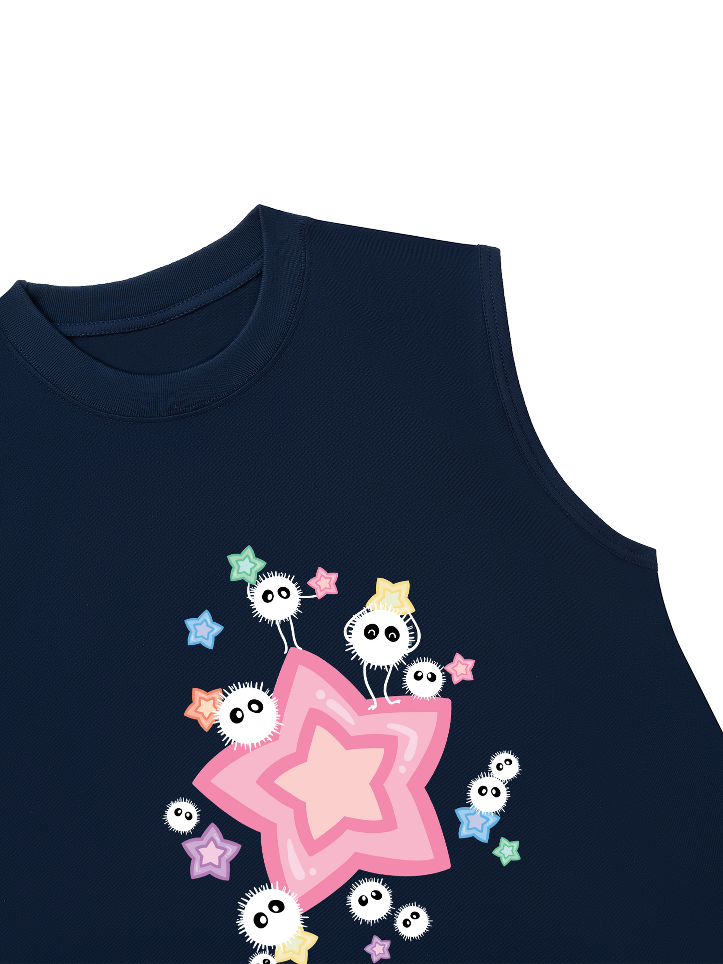 Áo Ba Lỗ Relaxed Fit Japan Spirit Soot Sprites And Candy