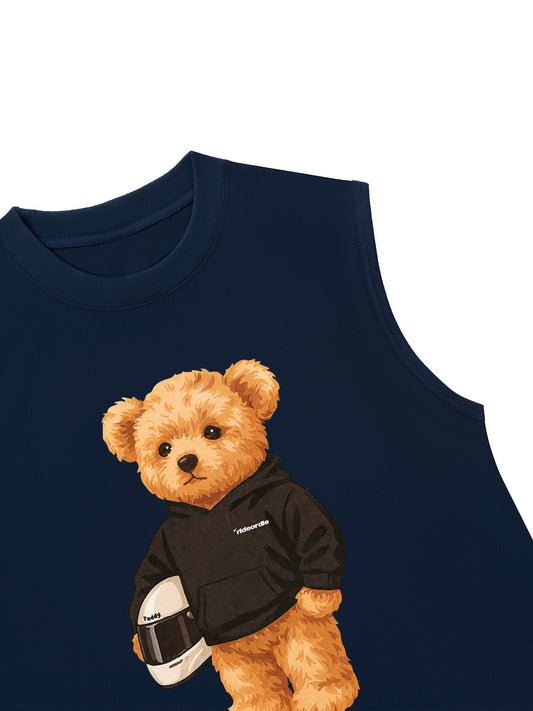Áo Ba Lỗ Relaxed Fit Teddy Ride Or Die