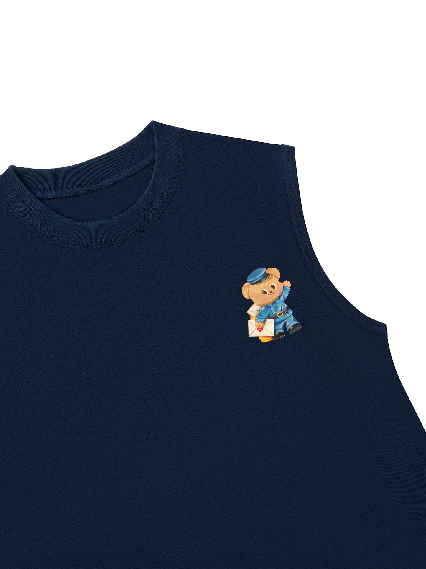Áo Ba Lỗ Relaxed Fit Butterbear Postman