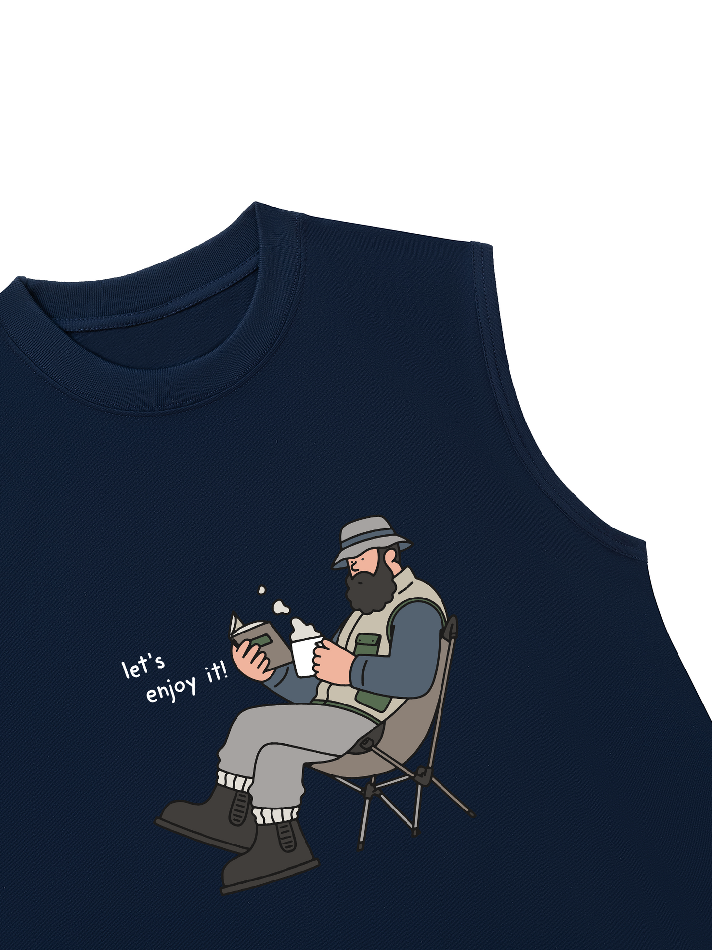 Áo Ba Lỗ Relaxed Fit Let_s Enjoy It