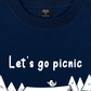 Áo Thun Relaxed Fit Go Outside Let's Go Picnic