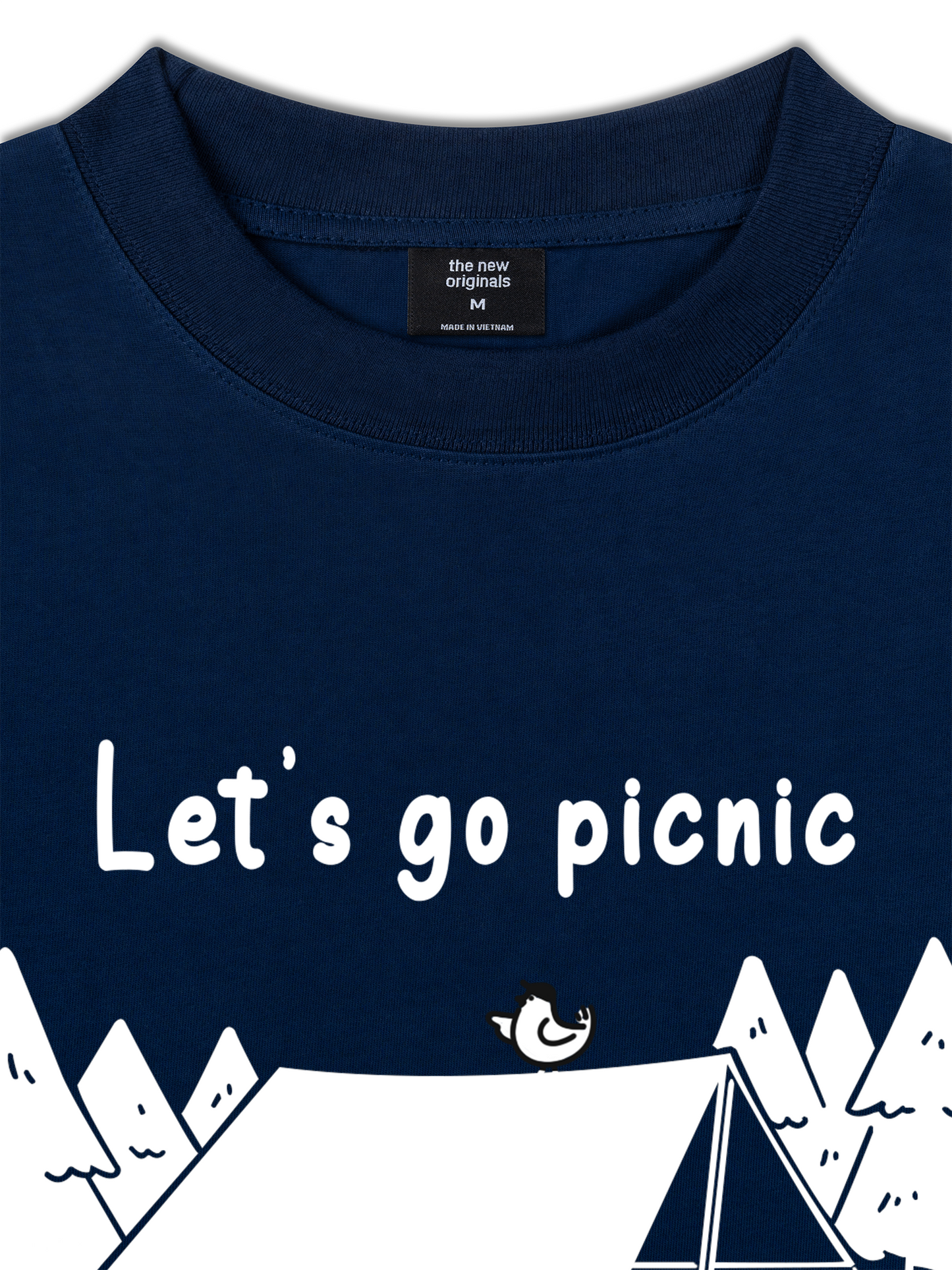Áo Thun Relaxed Fit Go Outside Let's Go Picnic