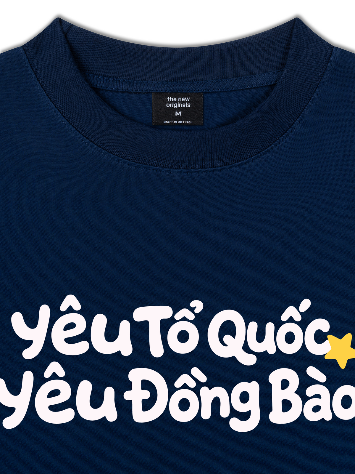 Áo Thun Relaxed Fit Yêu Tổ Quốc, Yêu Đồng Bào