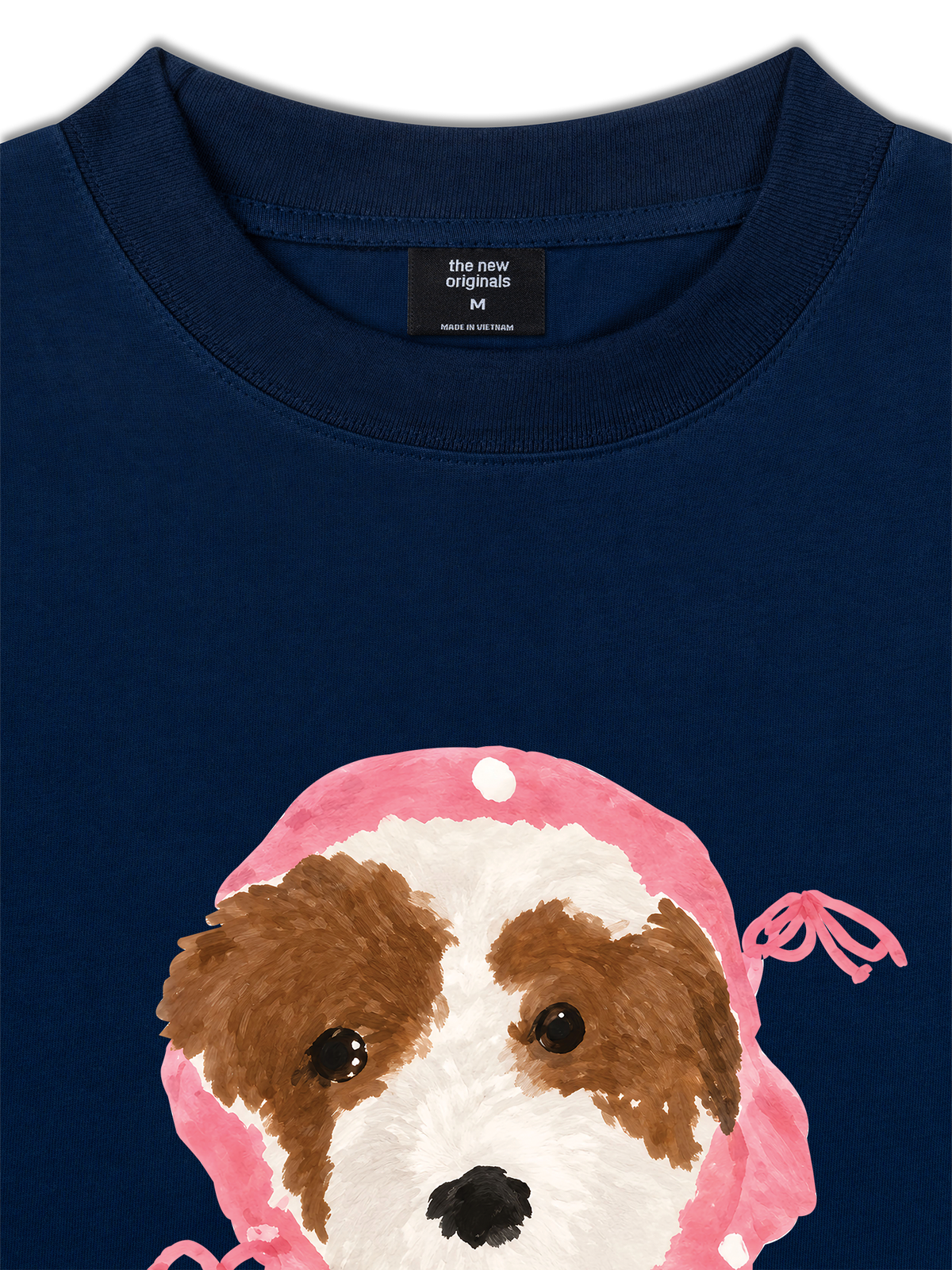 Áo Thun Relaxed Fit Pink Dots Puppy