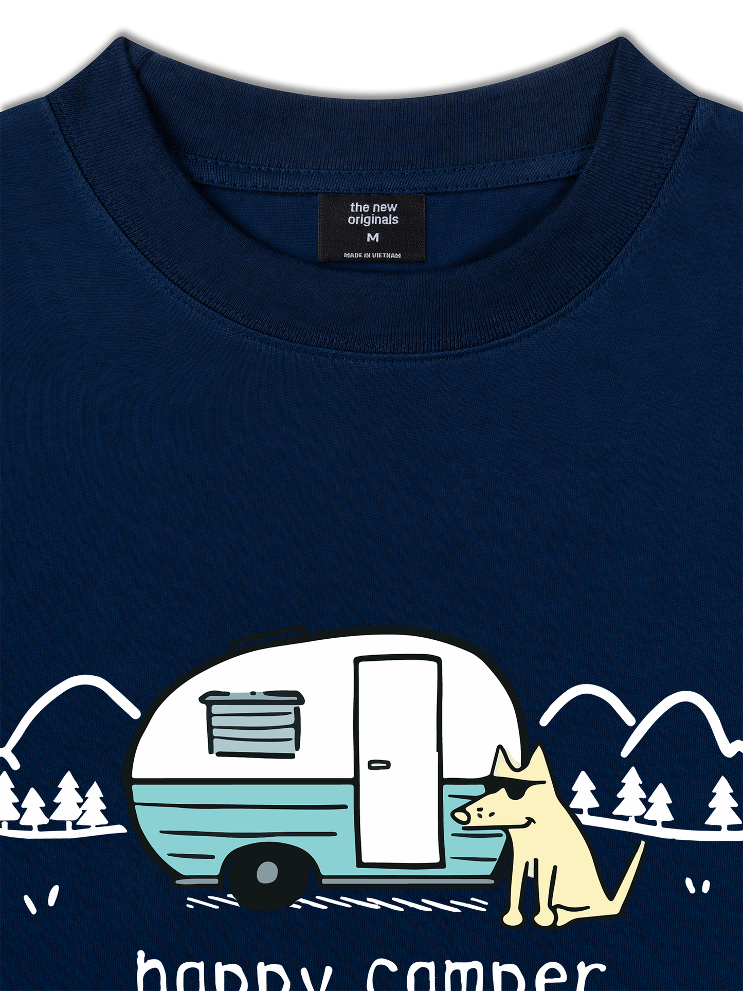 Áo Thun Relaxed Fit Go Outside Happy Camper