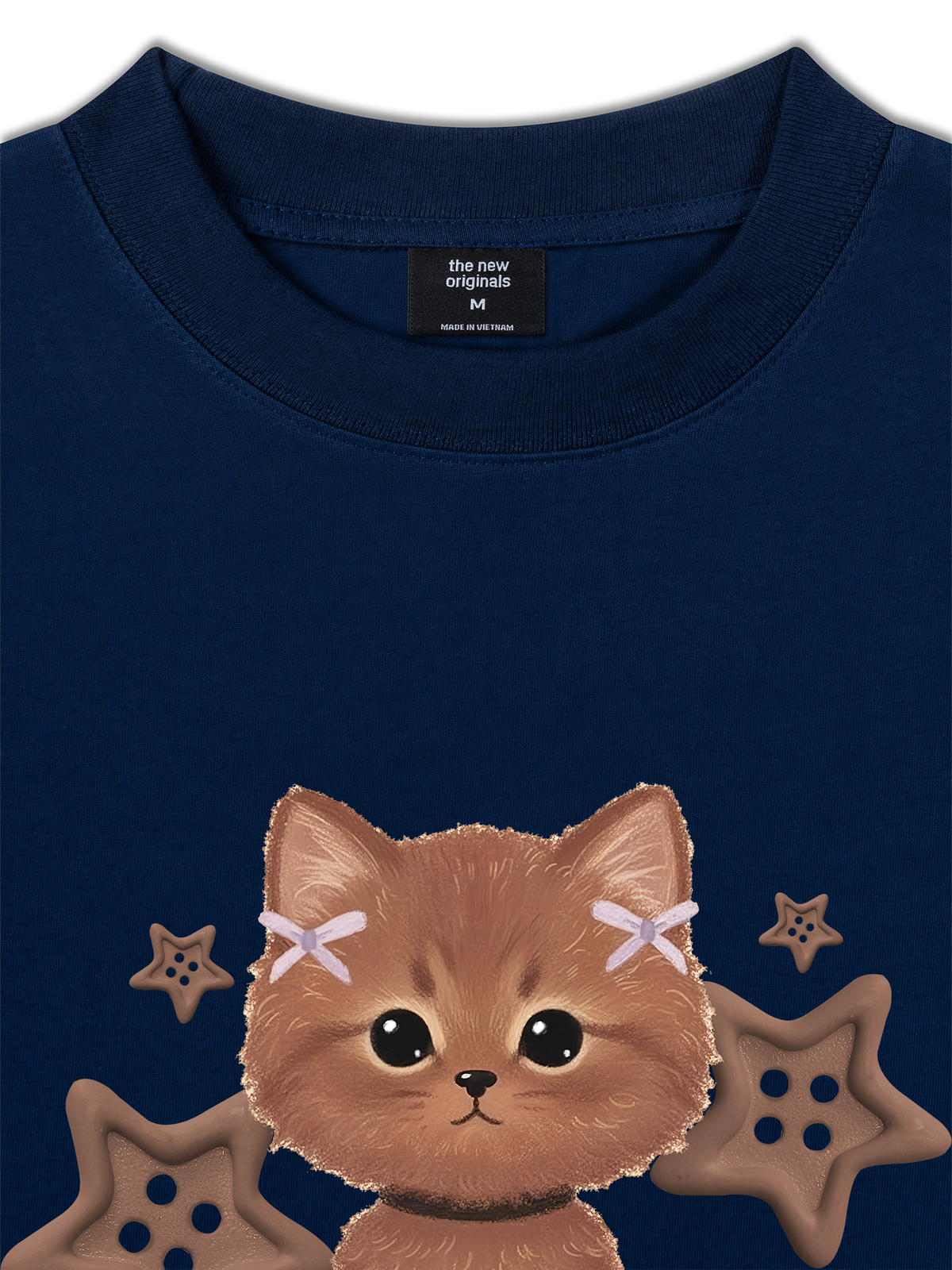 Áo Thun Relaxed Fit Brown Cat
