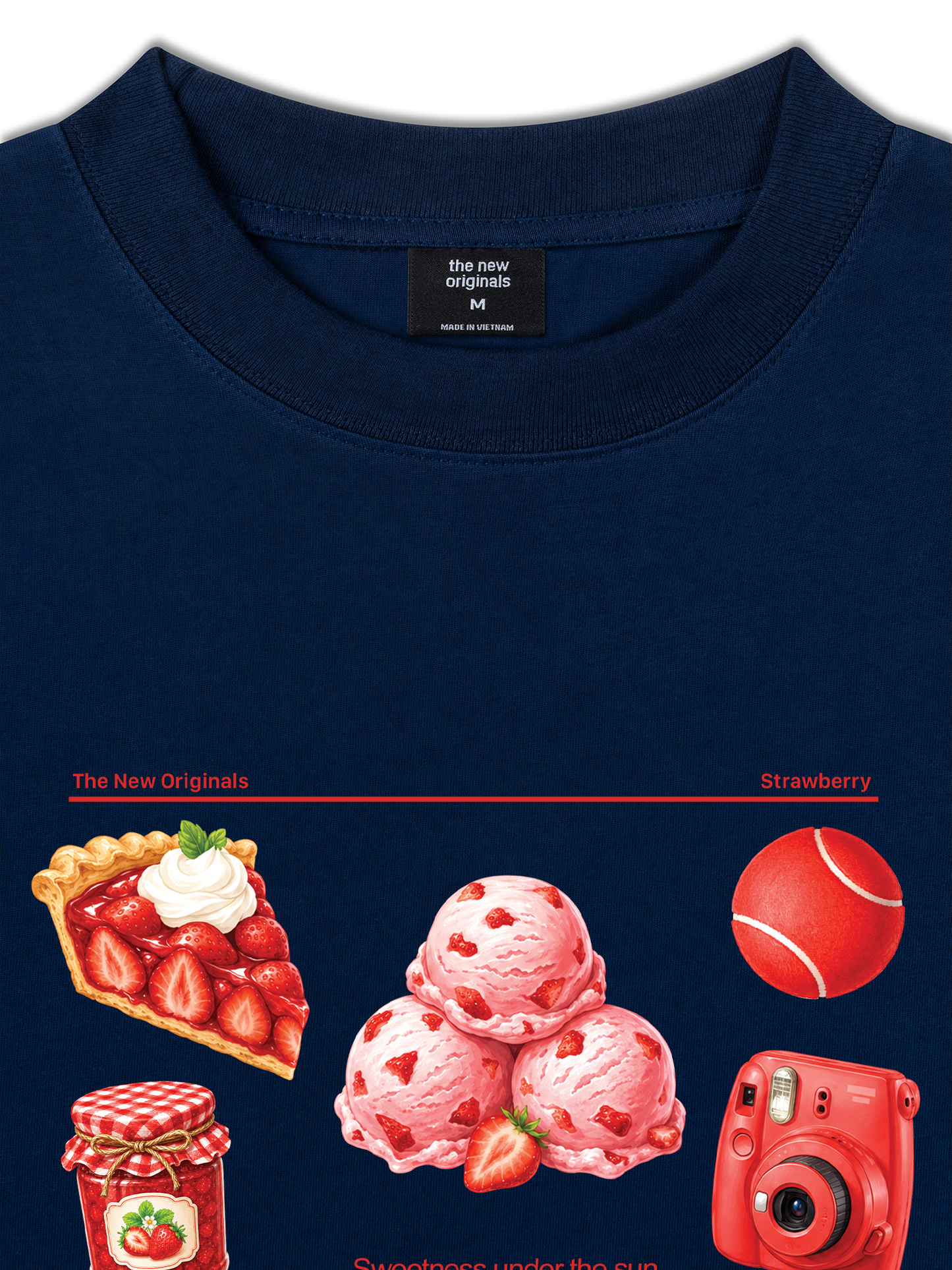 Áo Thun Relaxed Fit Strawberry Pack