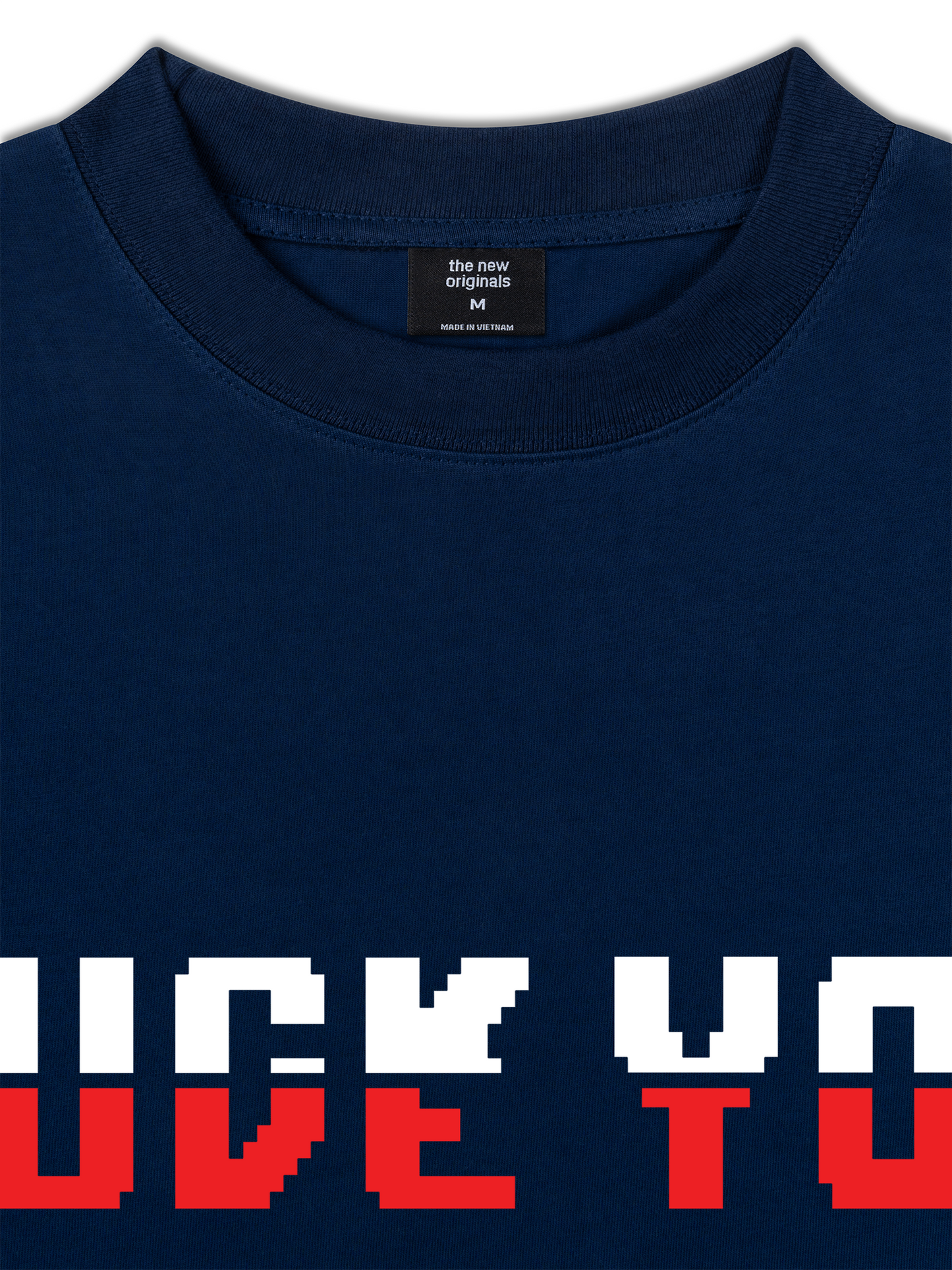 Áo Thun Relaxed Fit Pixel Universe Fuck You Love You