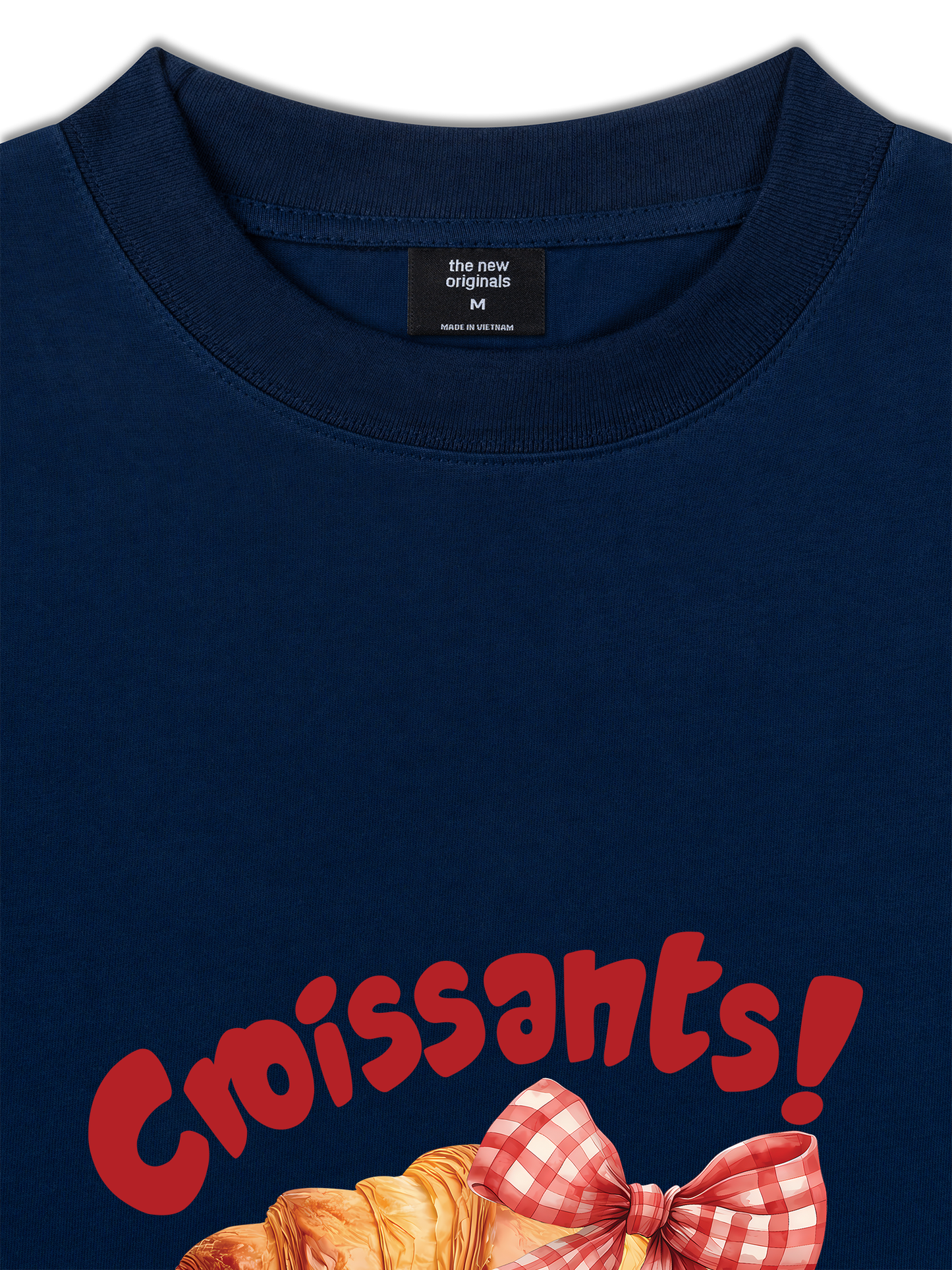 Áo Thun Relaxed Fit Sweet Pastry Red Bơ Croissant