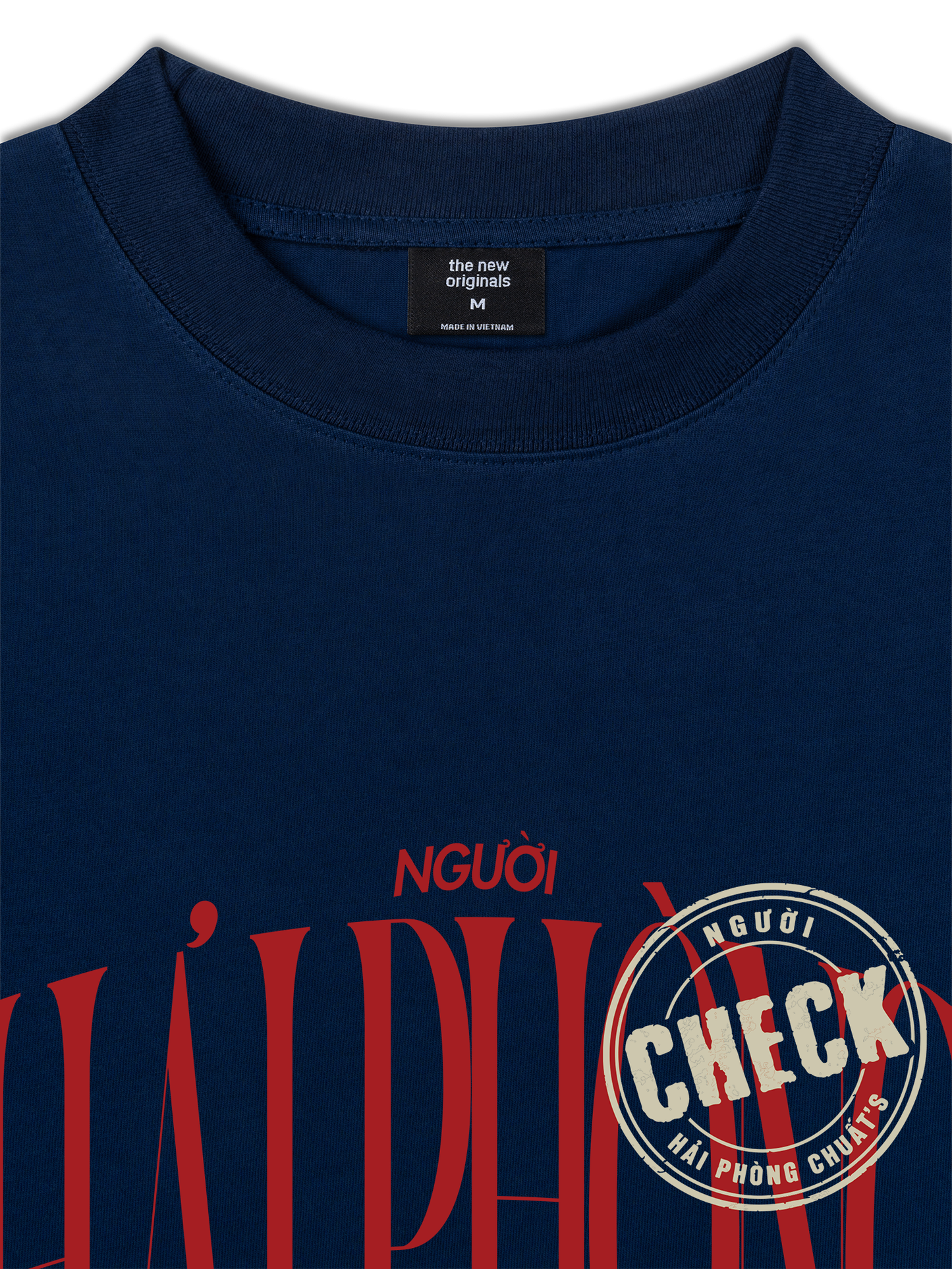 Áo Thun Relaxed Fit Check Người Hải Phòng Chuất