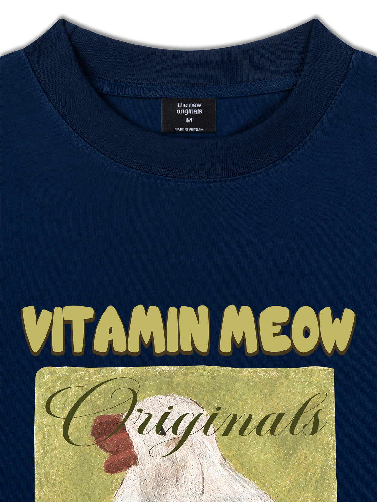 Áo Thun Relaxed Fit  Vitamin Meow With Duck
