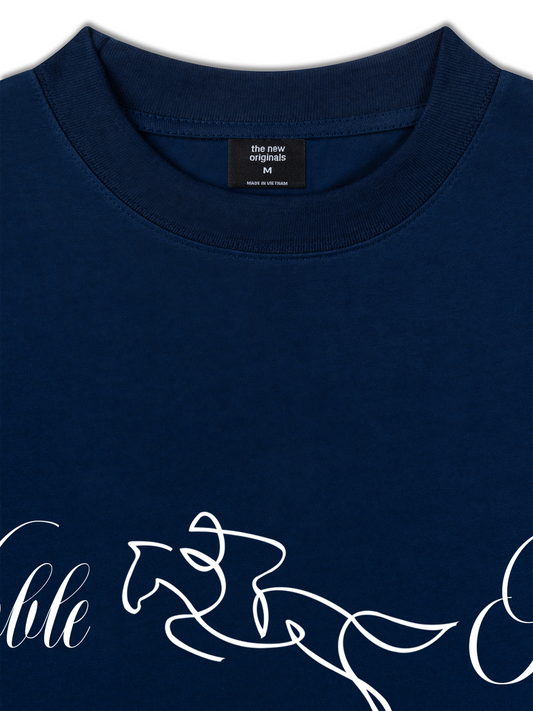 Áo Thun Relaxed Fit Old Money Noble Rider