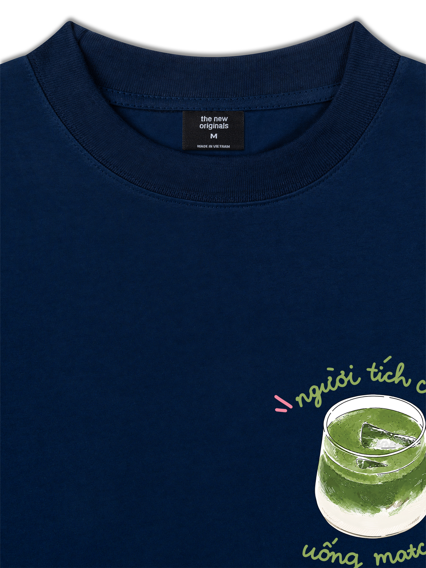 Áo Thun Relaxed Fit Người Tích Cực Uống Matcha