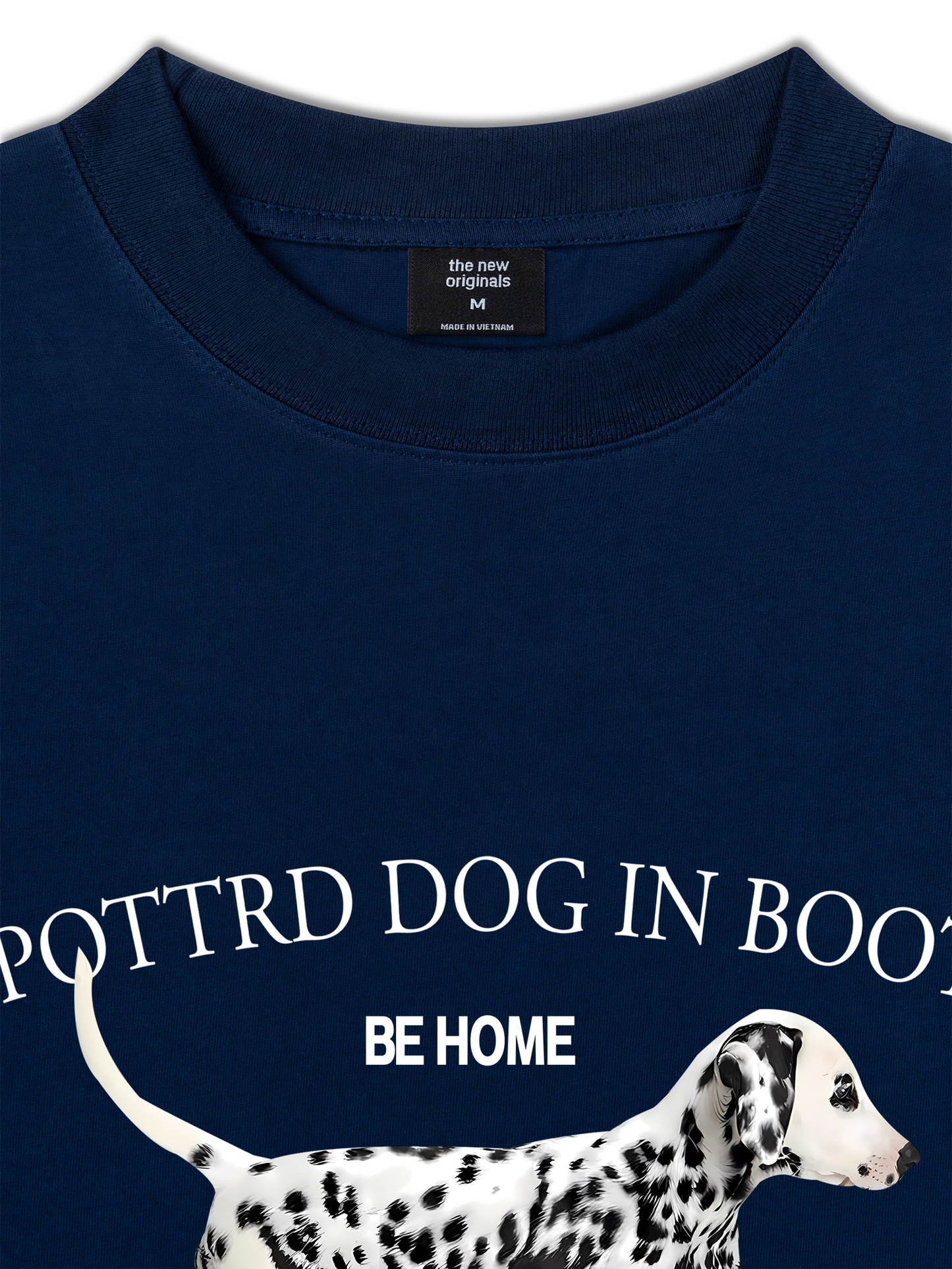 Áo Thun Relaxed Fit Animal Cute Puppy Yellow Boots