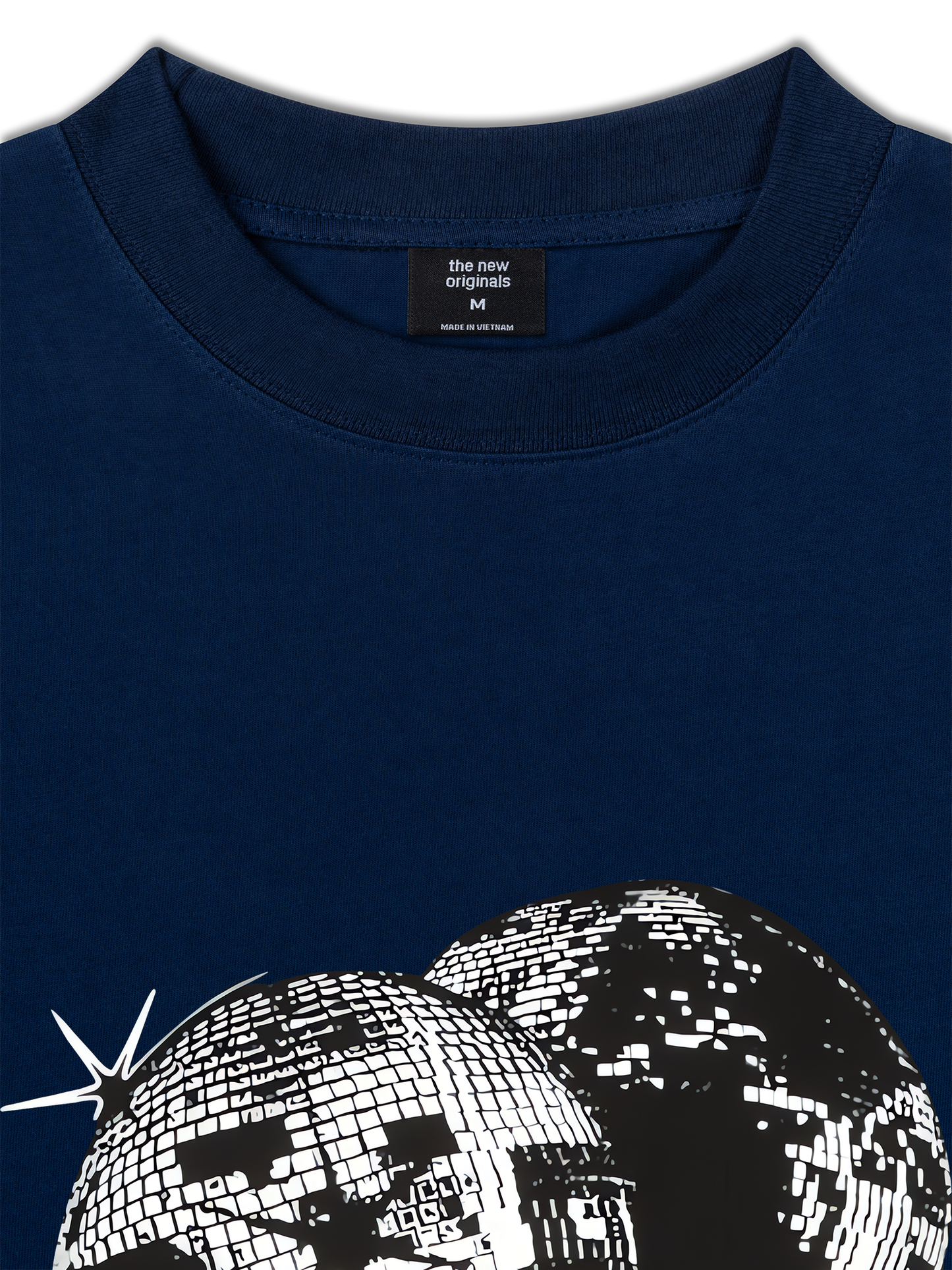 Áo Thun Relaxed Fit Retro 90s Disco Ball