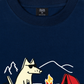 Áo Thun Relaxed Fit Go Outside Happy Camper Dog