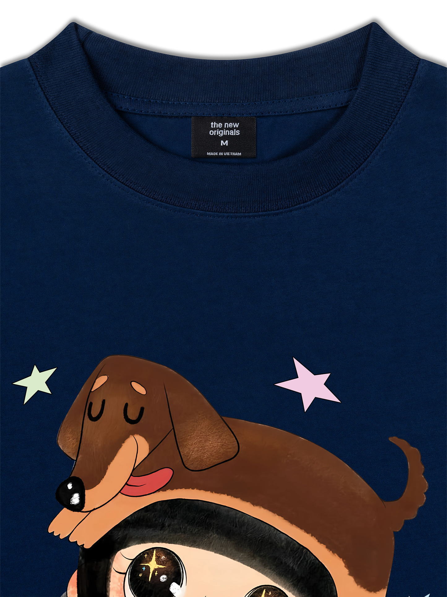 Áo Thun Relaxed Fit  Cute Girl With Dachshund