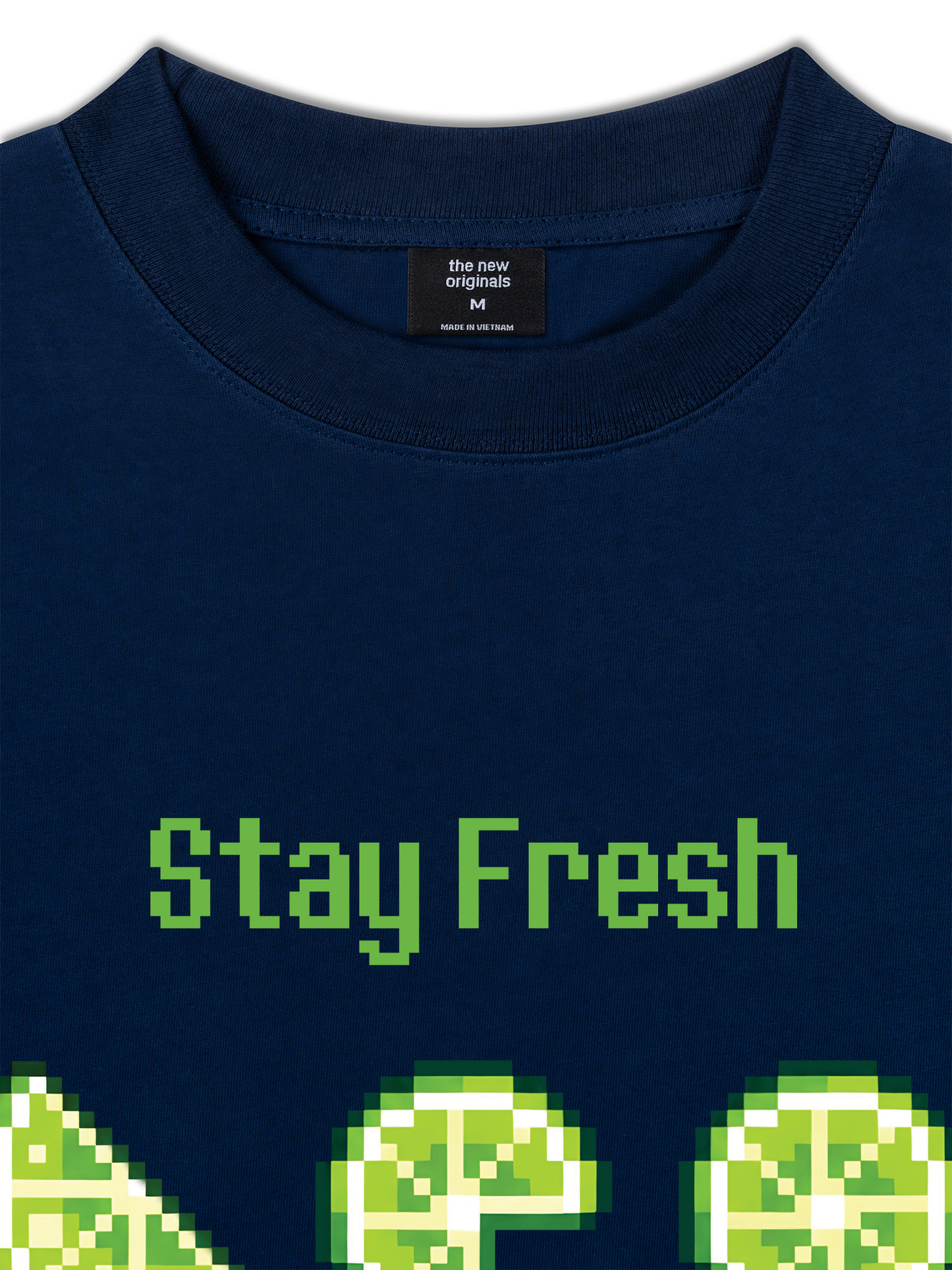 Áo Thun Relaxed Fit Summer Vibes Stay Fresh Stay Zesty