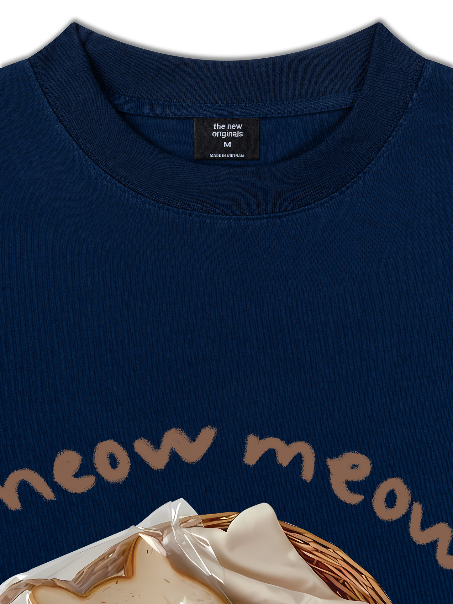 Áo Thun Relaxed Fit Sweet Pastry Meow Meow Bead