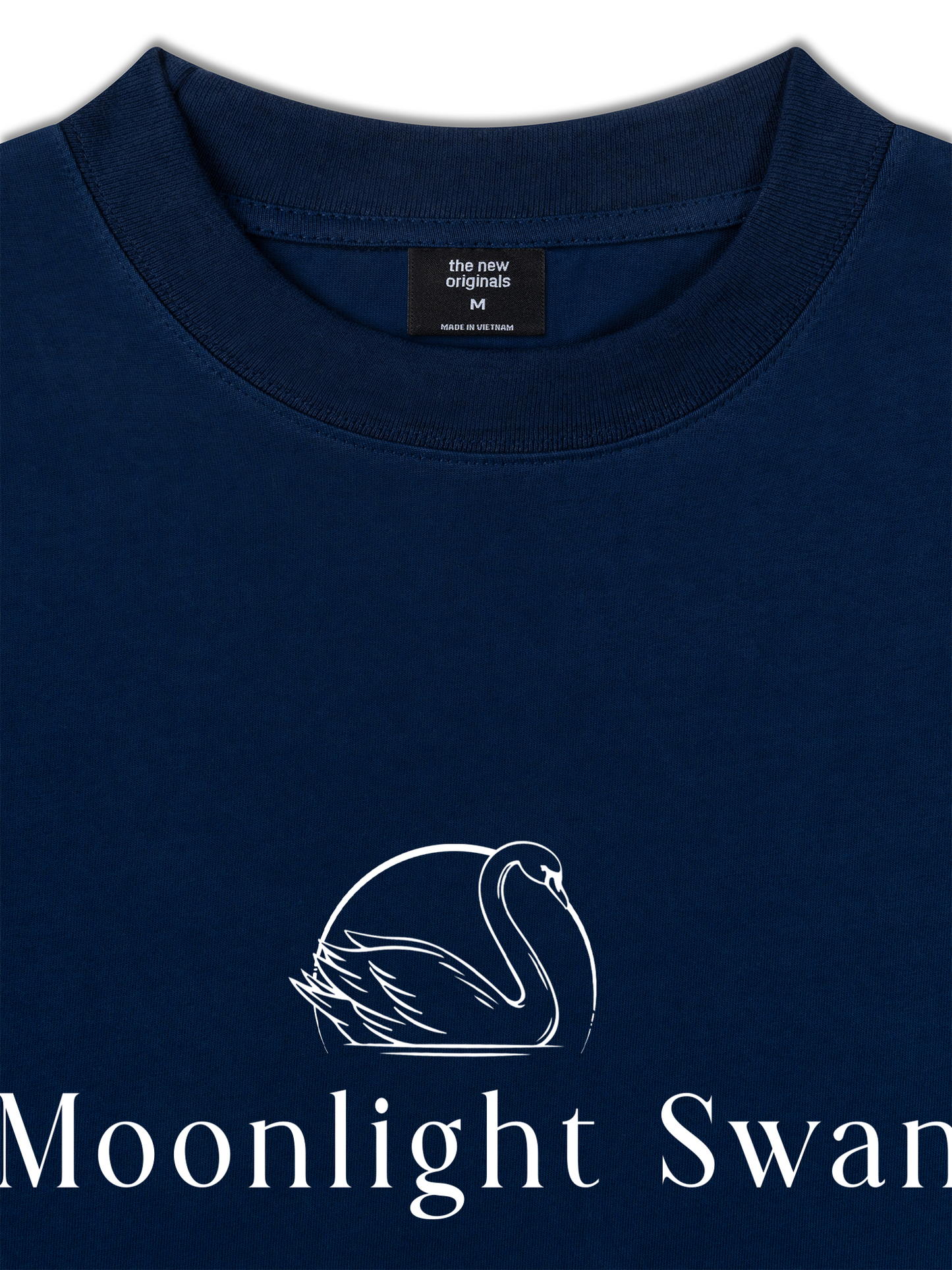 Áo Thun Relaxed Fit Old Money Moonlight Swan