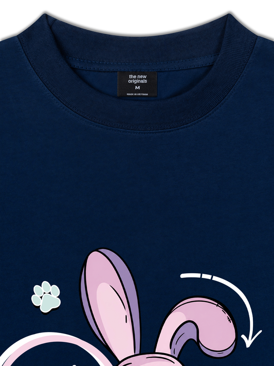 Áo Thun Relaxed Fit Rabbit Smile Face