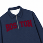 Áo Sweater Polo Nỉ Hai Da Boston Burgundy