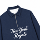 Áo Sweater Polo Nỉ Hai Da New York Royale