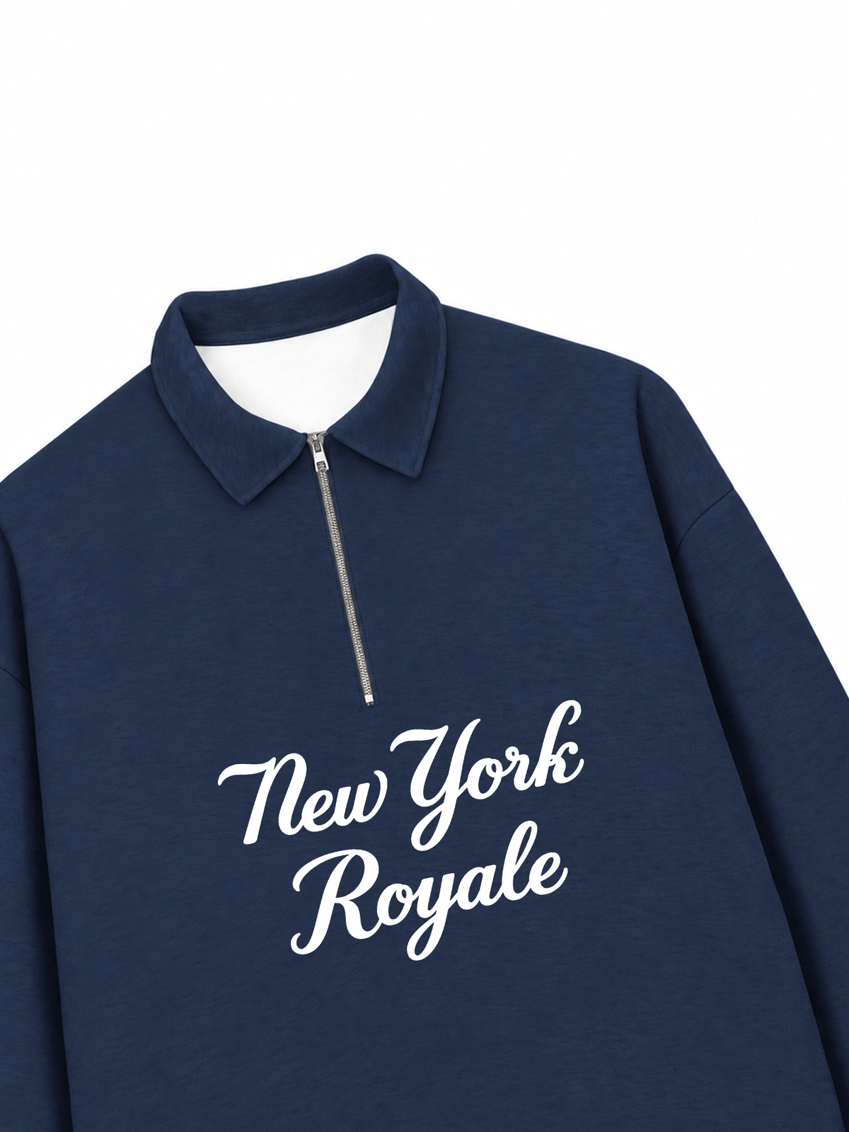 Áo Sweater Polo Nỉ Hai Da New York Royale