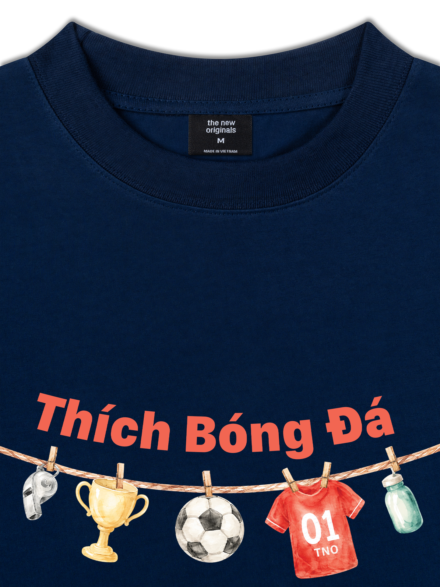 Áo Thun Relaxed Fit Thích Bóng Đá