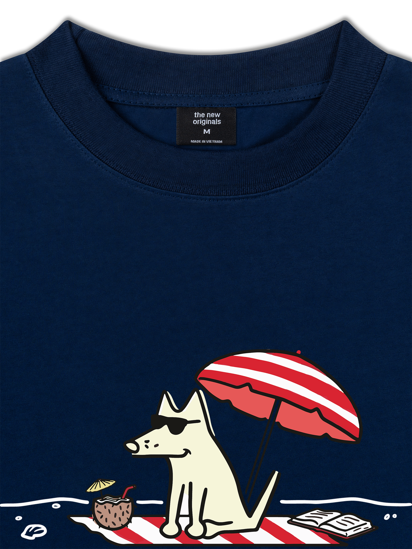 Áo Thun Relaxed Fit Go Outside Resting Beach Face