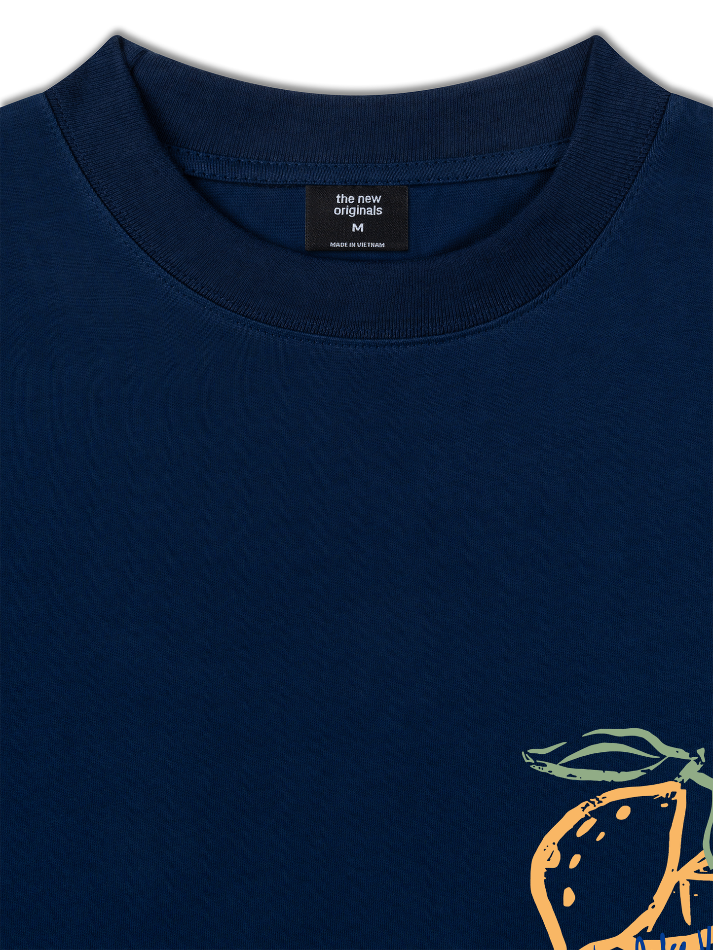 Áo Thun Relaxed Fit Blue And Yellow Limon Cello