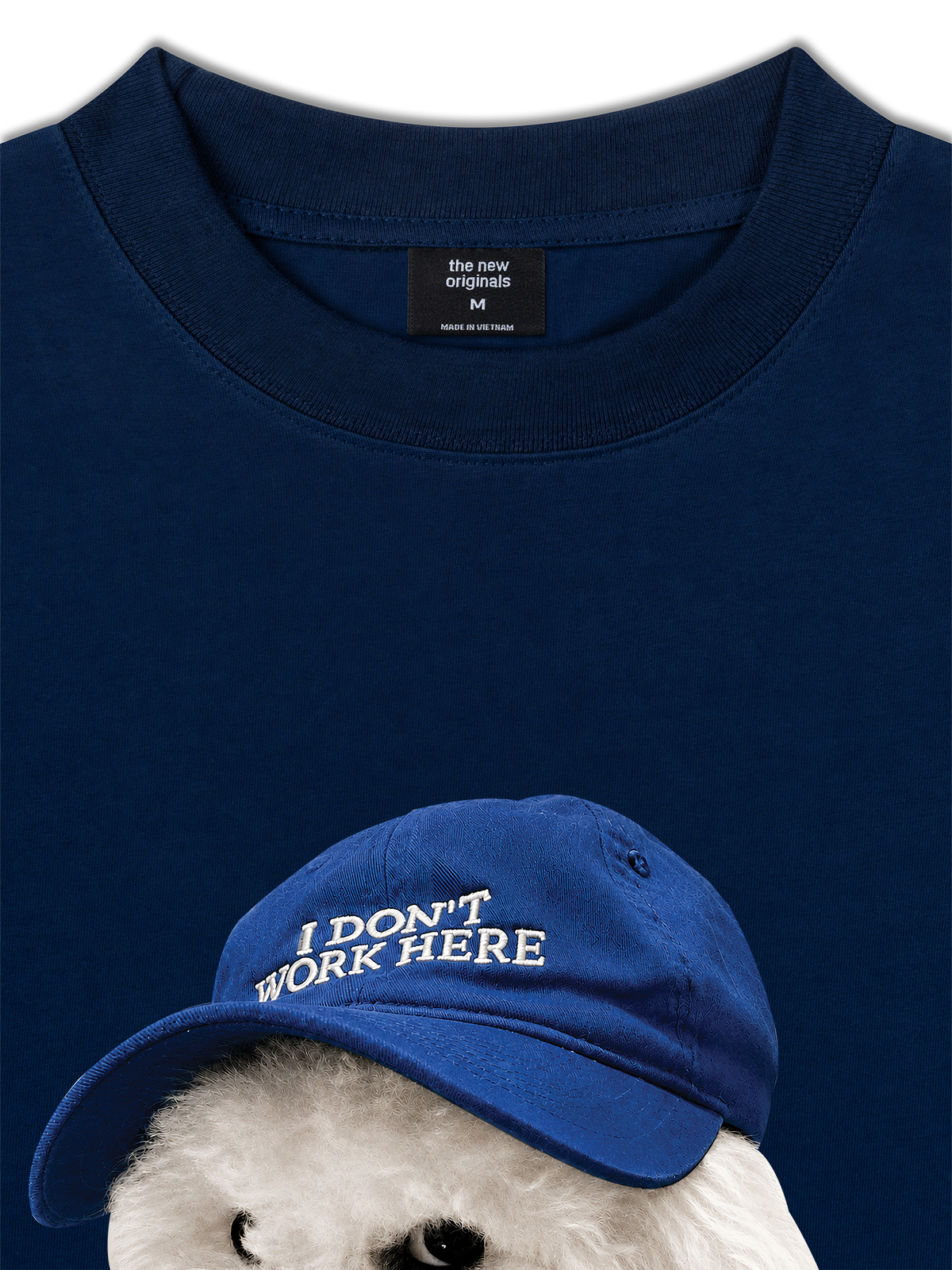 Áo Thun Relaxed Fit Puppy With Blue Hat
