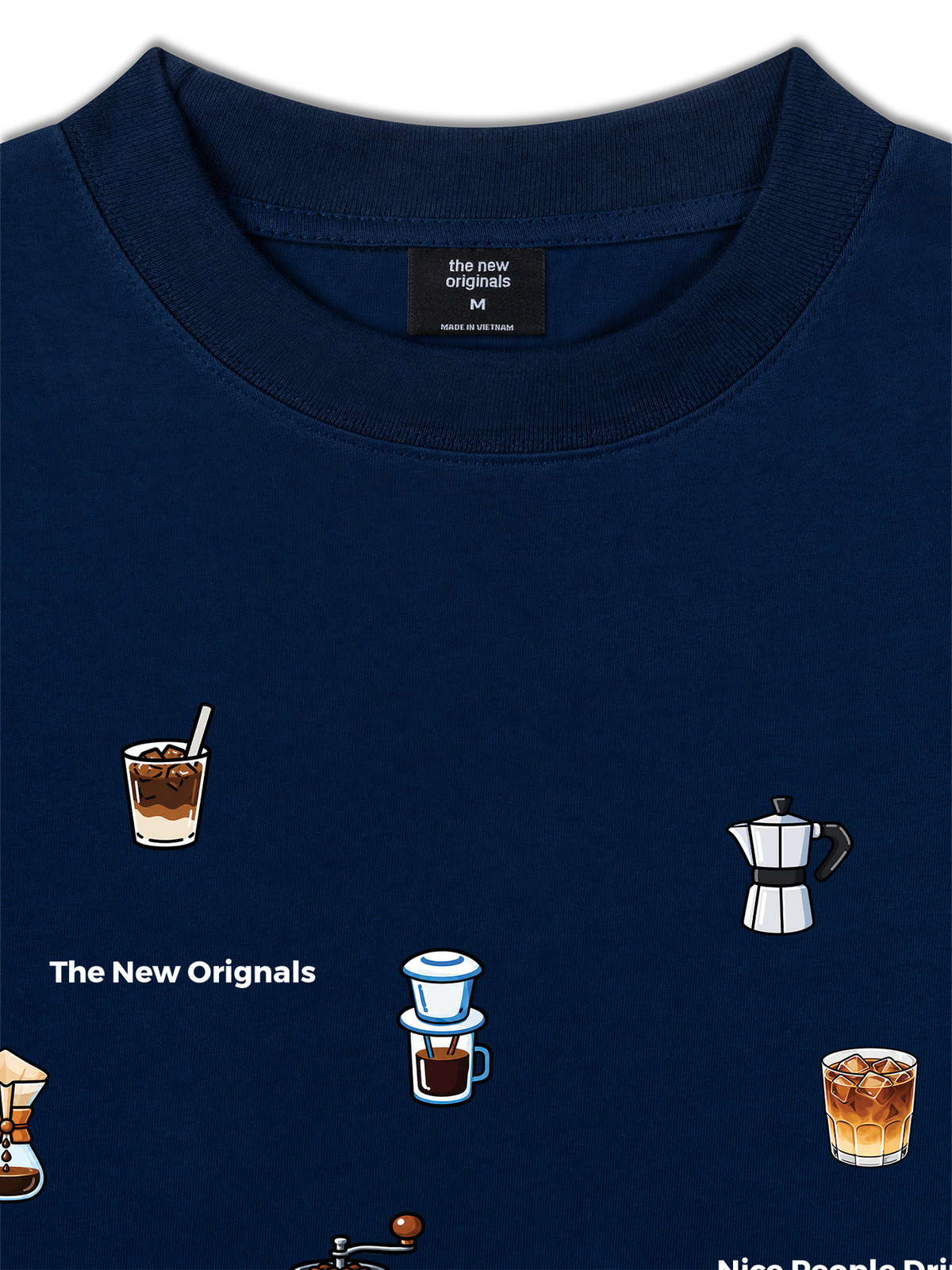 Áo Thun Relaxed Fit Nice People Drink Good Coffee