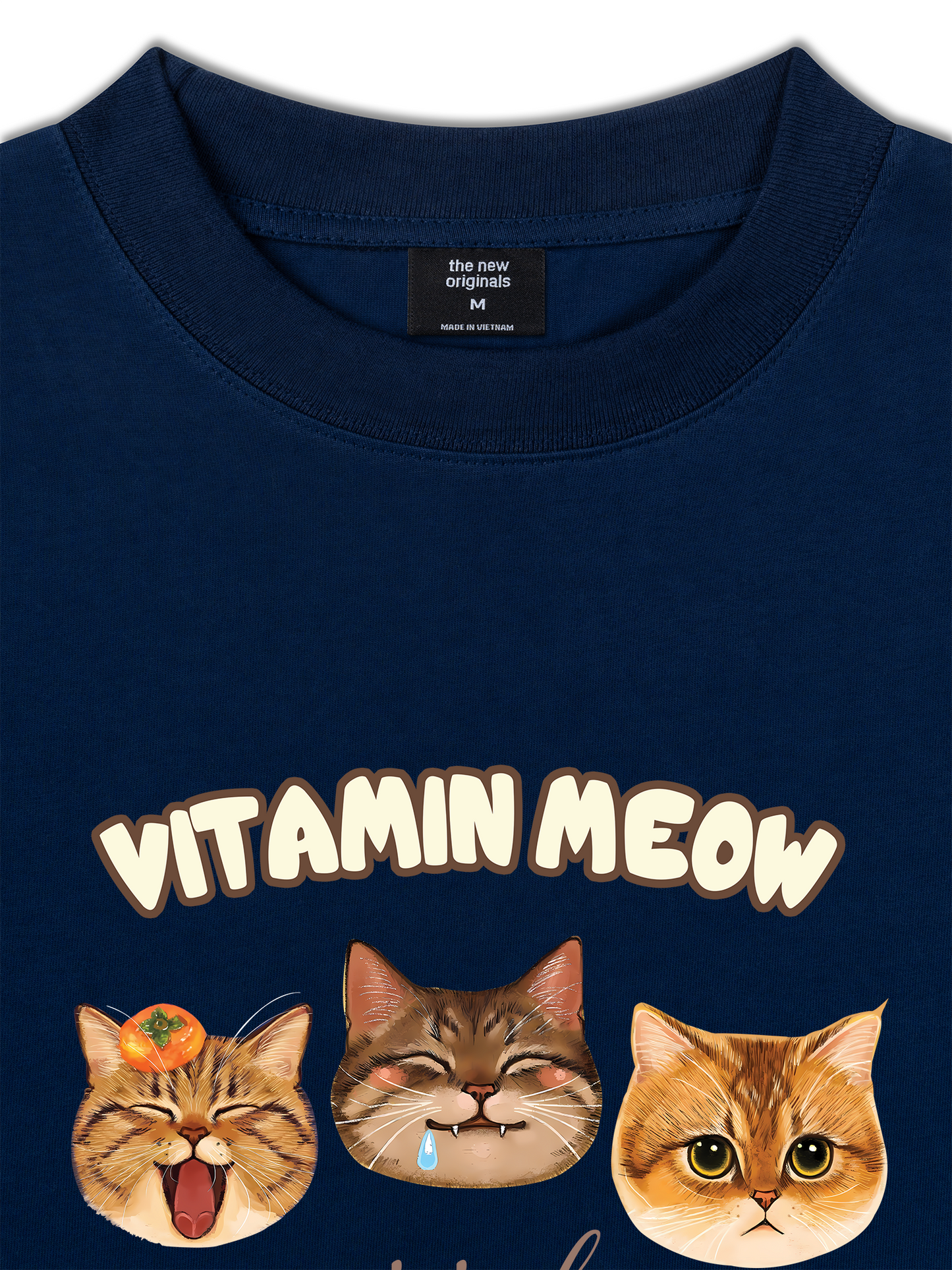 Áo Thun Relaxed Fit Vitamin Meow
