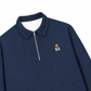 Áo Sweater Polo Nỉ Hai Da Poodle