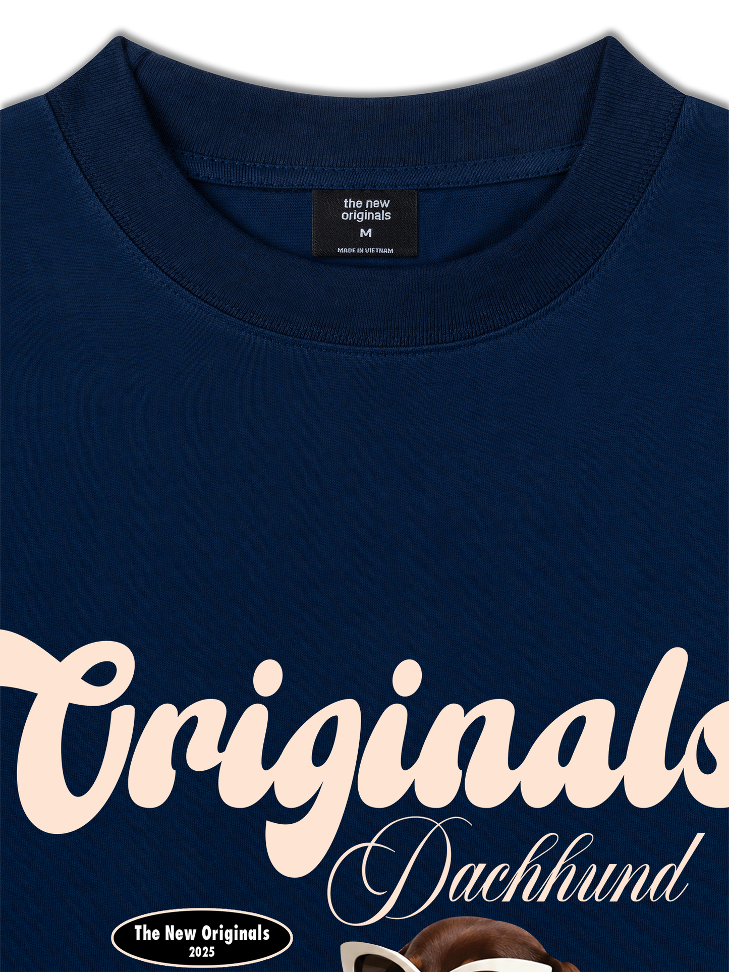 Áo Thun Relaxed Fit Dachhund Originals Blue Tiffany