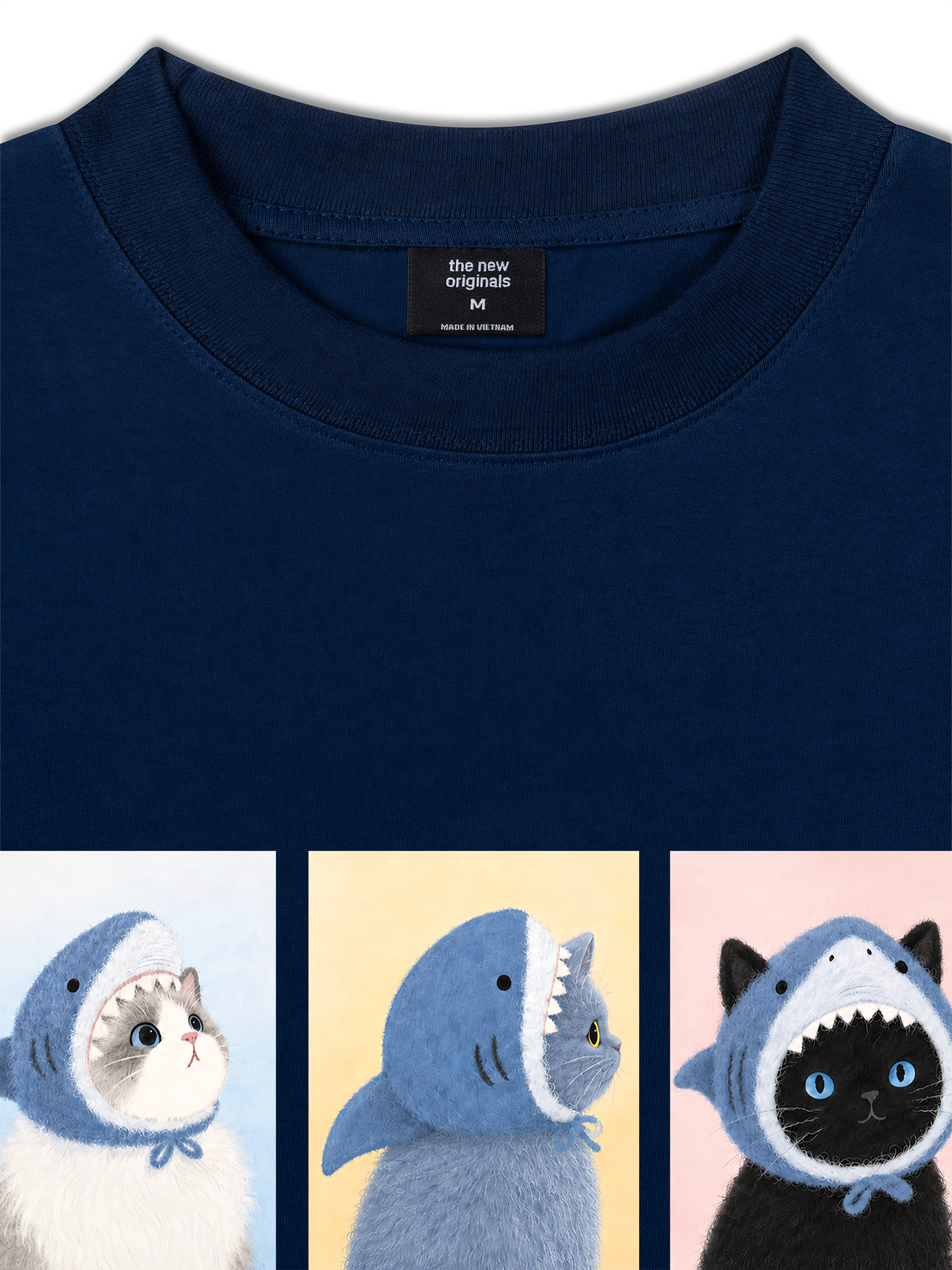Áo Thun Relaxed Fit Shark Kitty