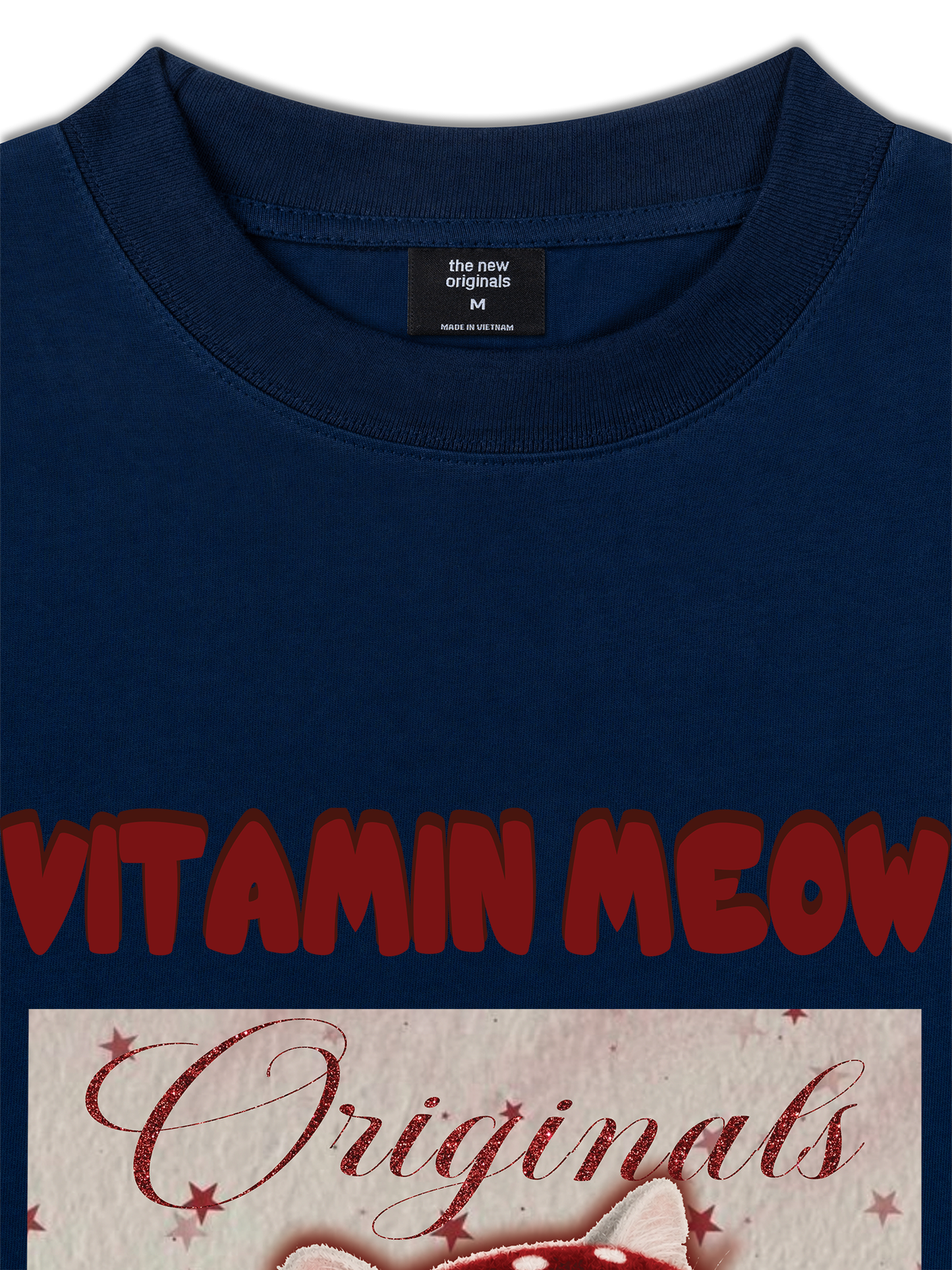 Áo Thun Relaxed Fit Red Vitamin Meow