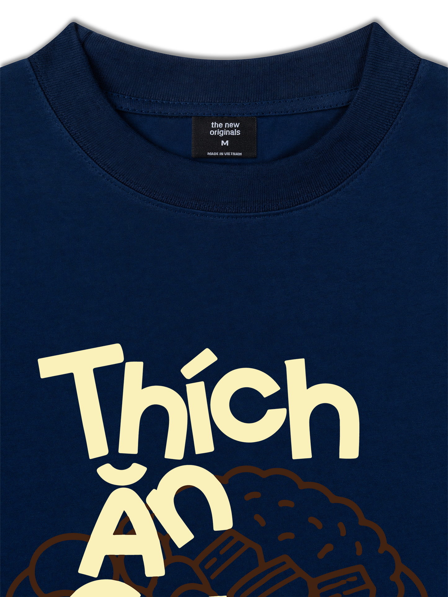 Áo Thun Relaxed Fit Thích Ăn Cơm Nhà