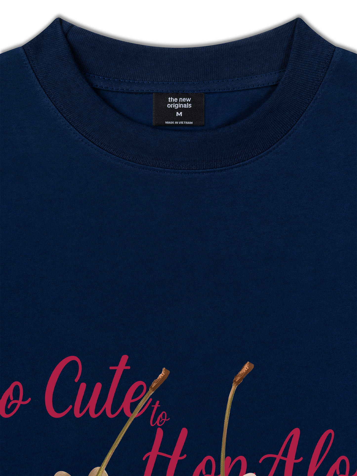 Áo Thun Relaxed Fit Animal Mood Too Cute to Hop Alone