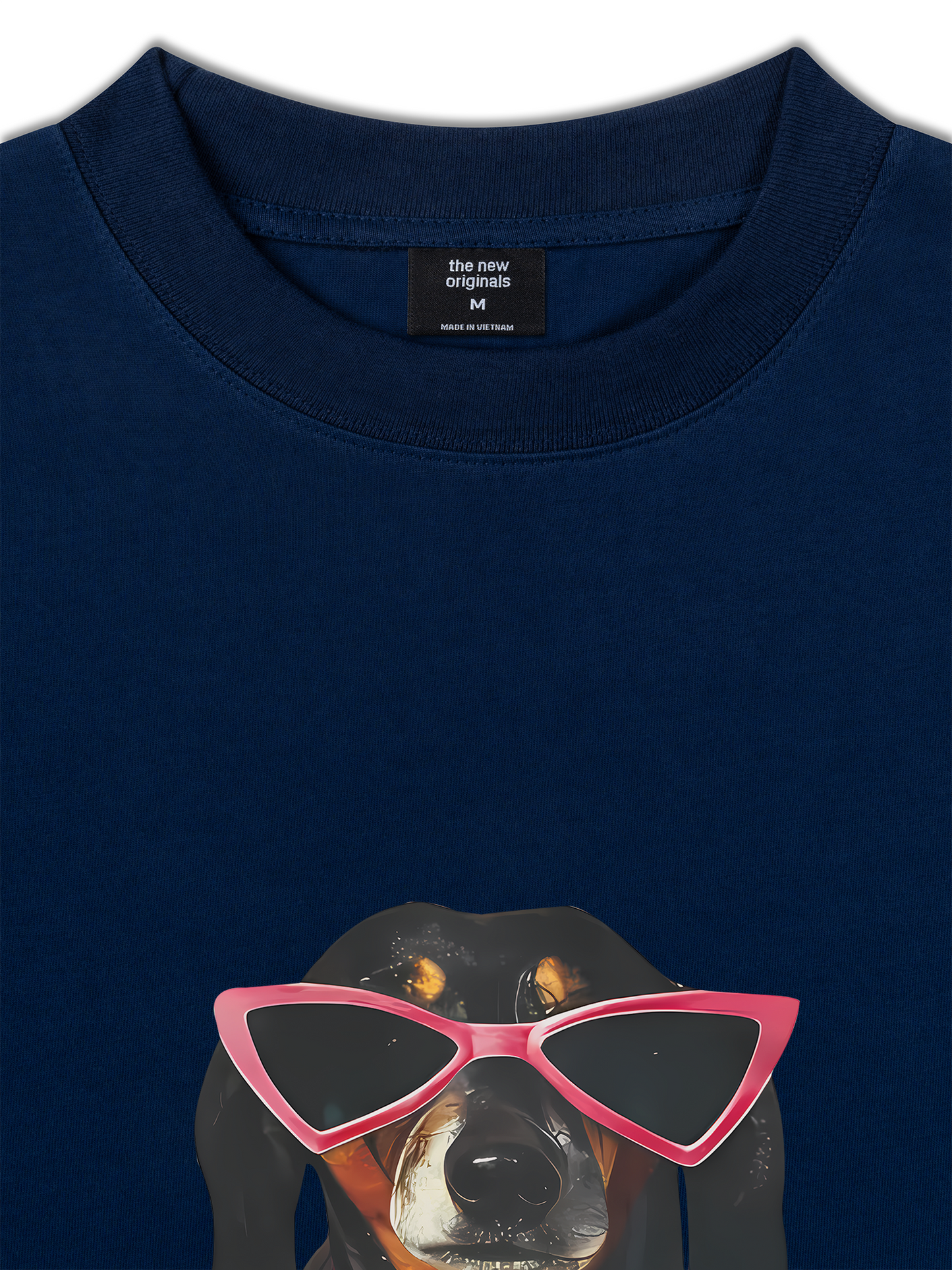 Áo Thun Relaxed Fit Animal Pink Glasses