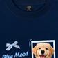 Áo Thun Relaxed Fit Daily Cuties Blue Mood Good Pup