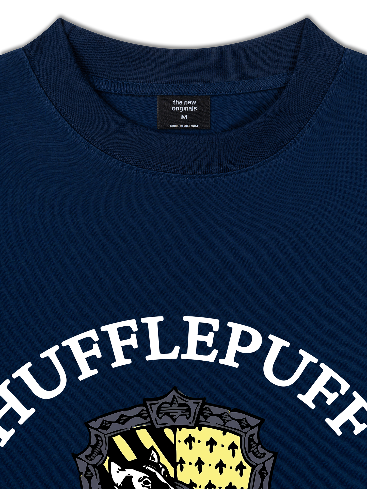 Áo Thun Relaxed Fit Harry Potter Huflepuff Vintage